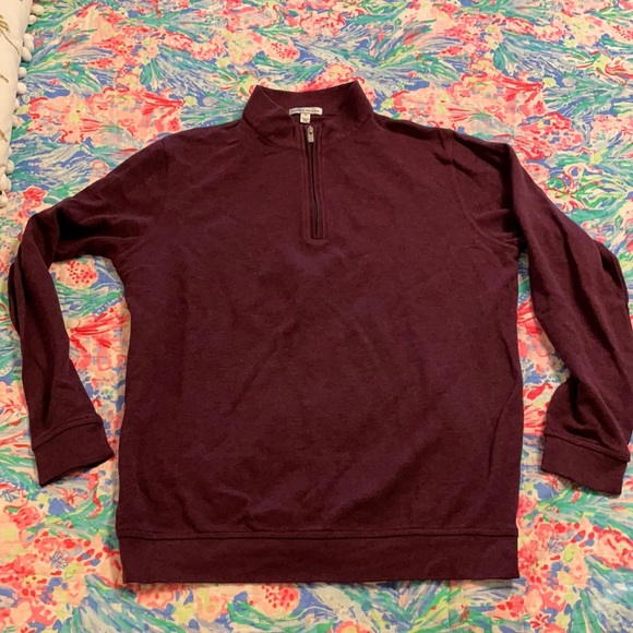 Peter Millar Other - Preter Millar quarter zip in a burgundy/purple colorway. Men’s medium